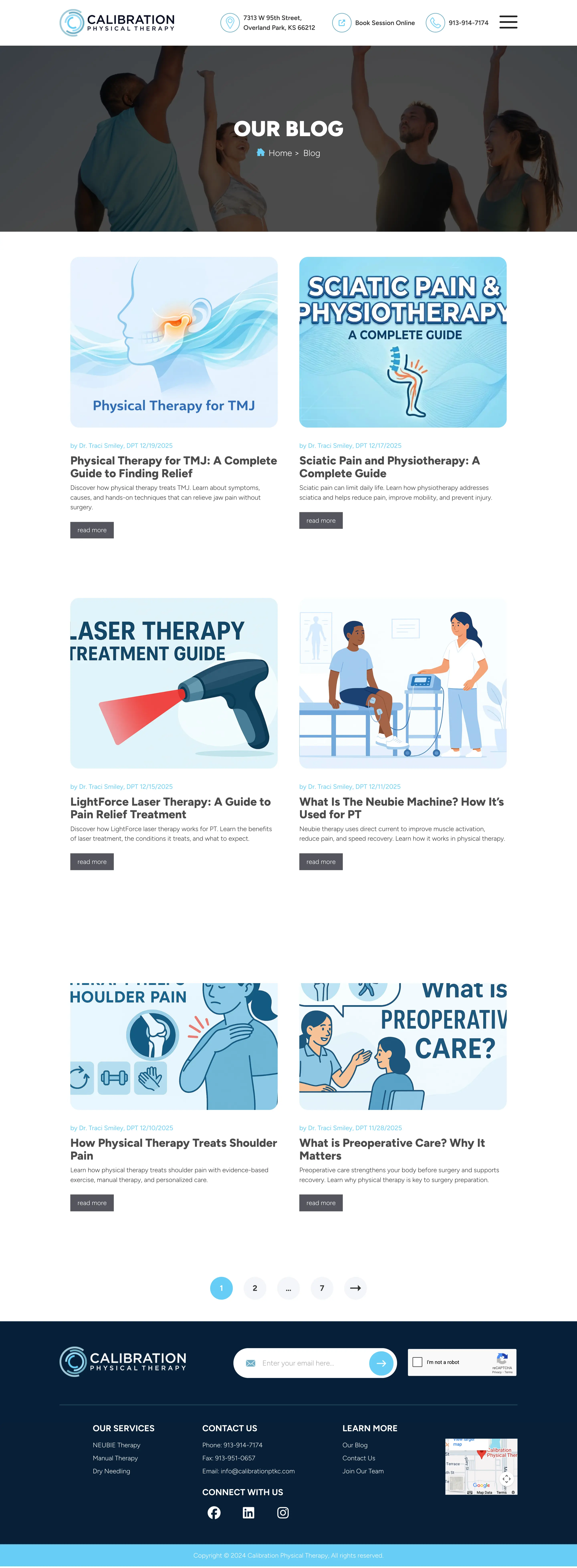 Blog Landing Page
