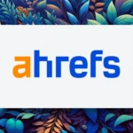 ahrefs cover - logo and plants