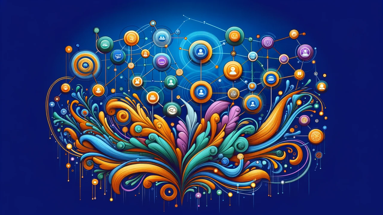 crm featured image - network of customer icons