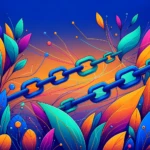 dofollow link - chain with green and plants