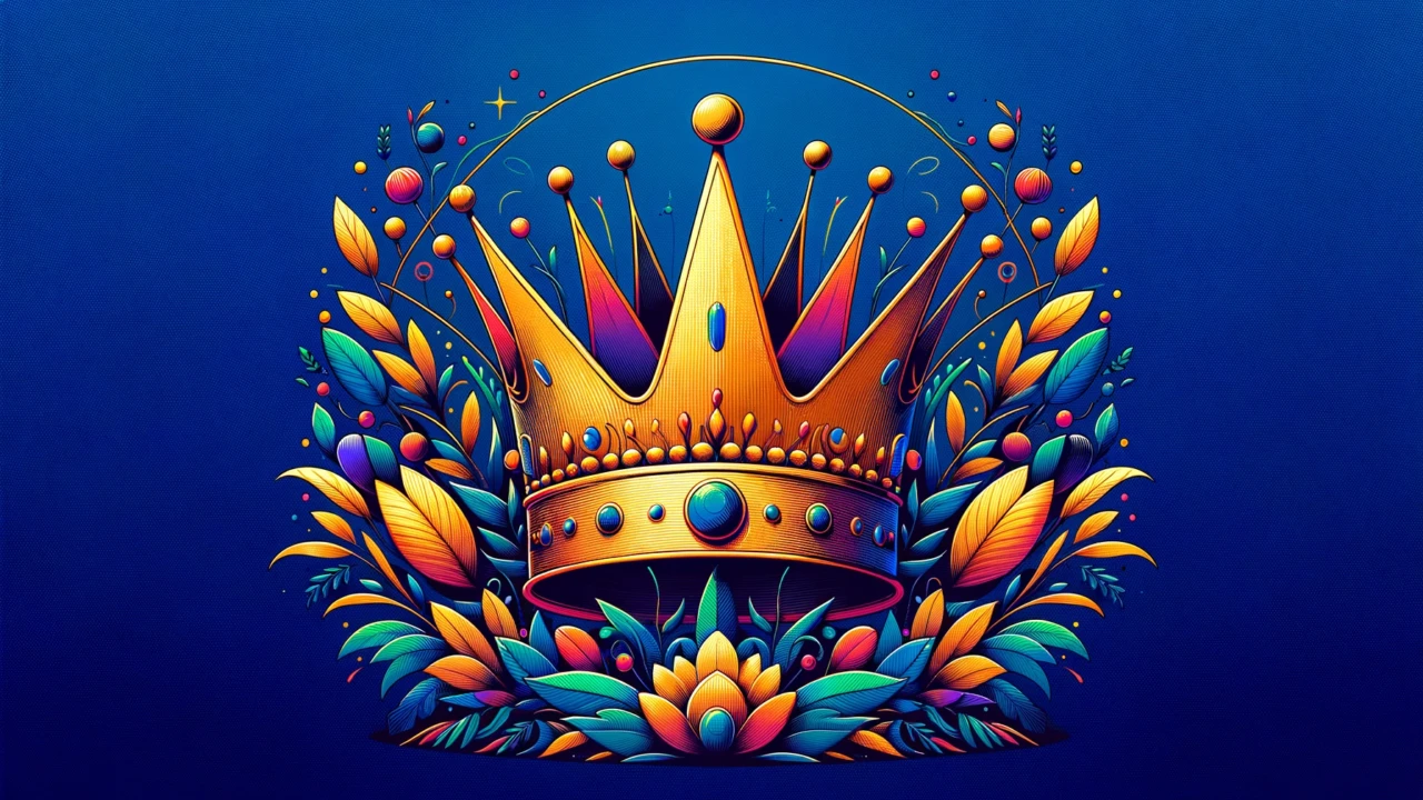 domain authority featured image - crown and plants