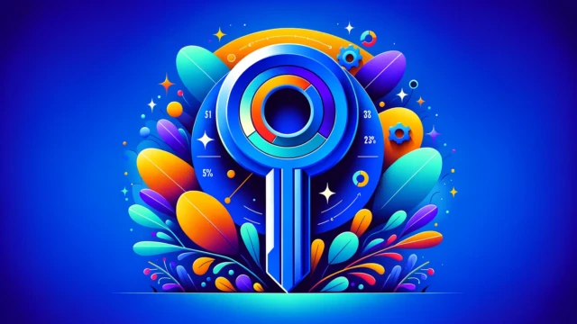 keyword density featured image - thick key and graphs