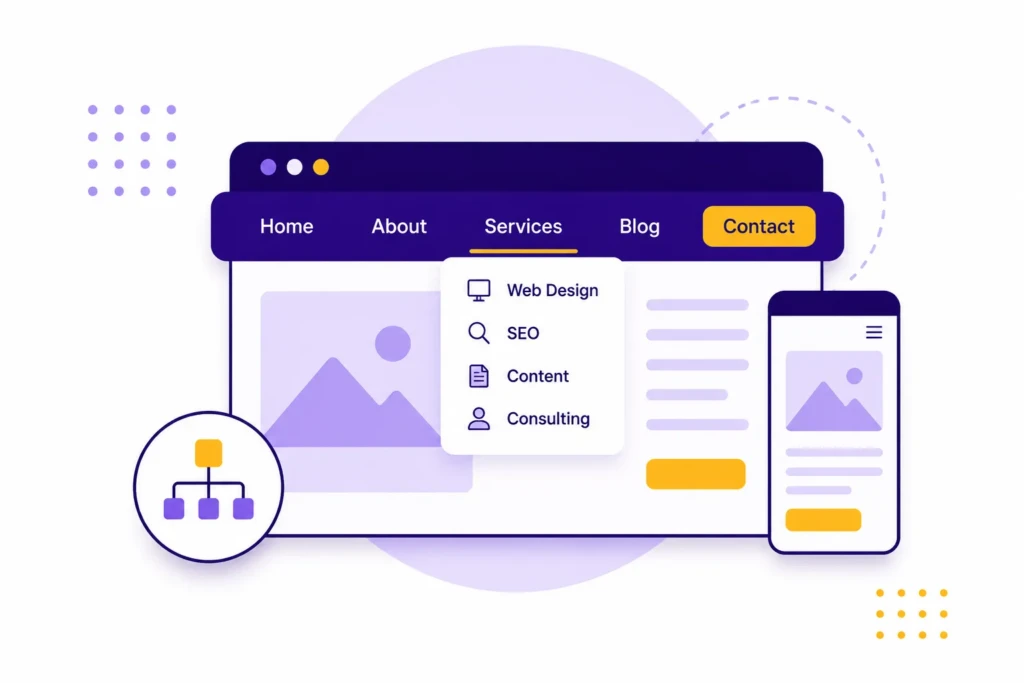 navigation in web design