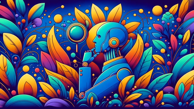 search intent cover - robot thinking