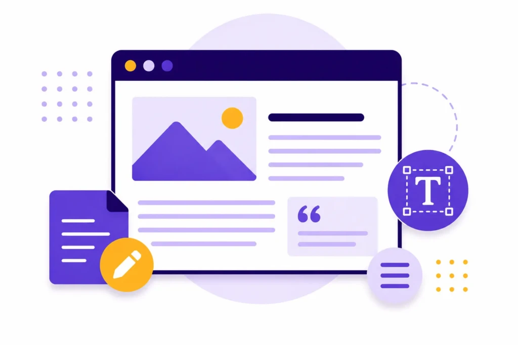 web content example
