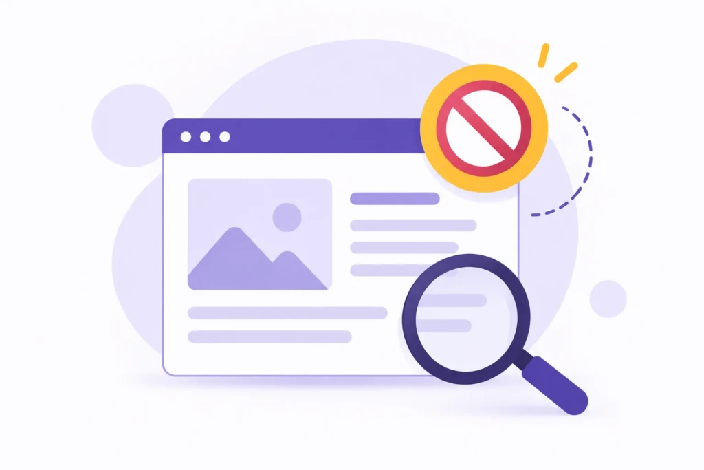 why a noindex tag may not produce the result you expect