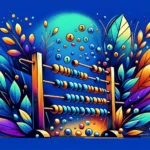 word count cover - abacus with plants