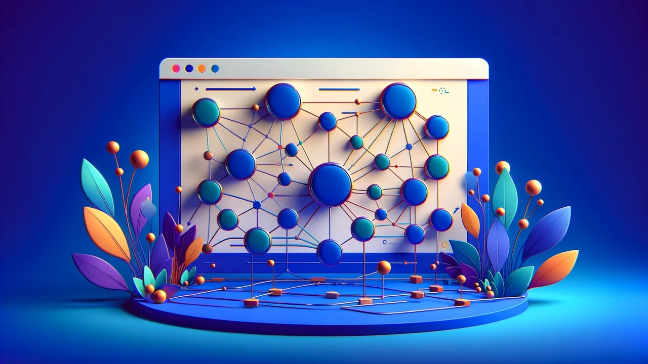 internal link featured image - a network on a browser window