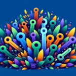 long tail keywords - a bunch of keys and leaves