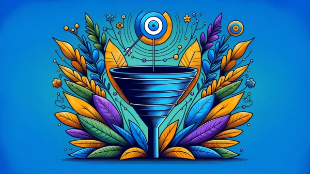 CRO cover - funnel and plants