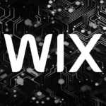 wix featured image - wix logo and electronic background