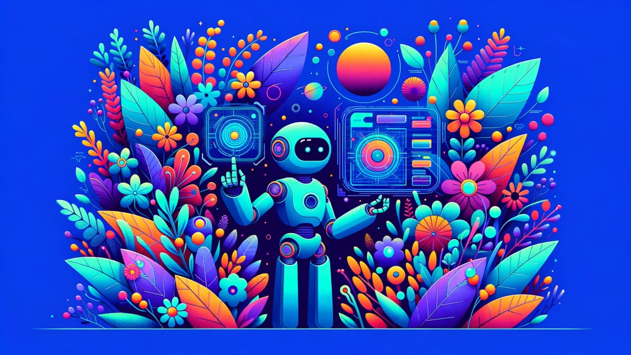 photoshop convert to webp featured image - robot converting stuff