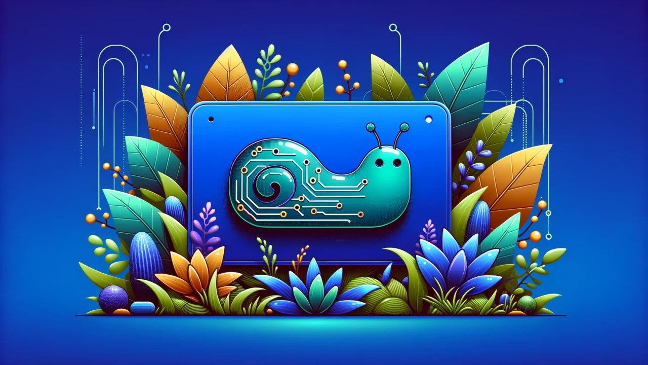 url slug featured image - techno slug illustration