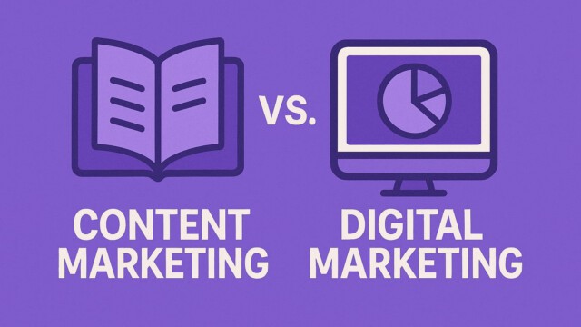 content marketing vs digital marketing