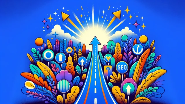 traffic potential cover - road with plants on the side