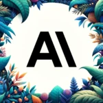 Claude featured image - Anthropic logo and colorful plants