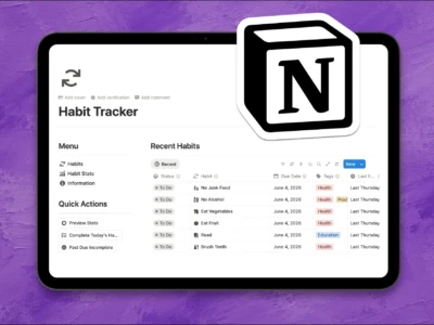 Habit Tracker Notion Template