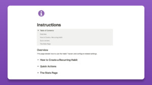 Habit Tracker Notion Template - Image 2