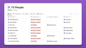 TV Notebook Notion Template - Image 3