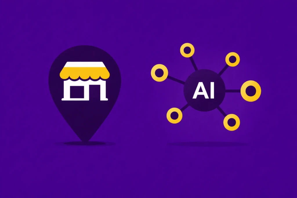 local business and ai visuals