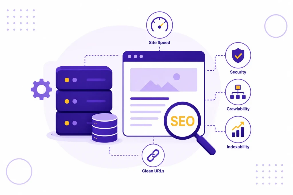 back end and seo