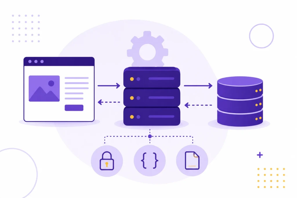how back-end development works