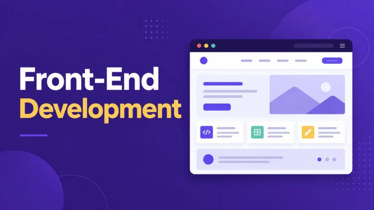 what is front-end development cover