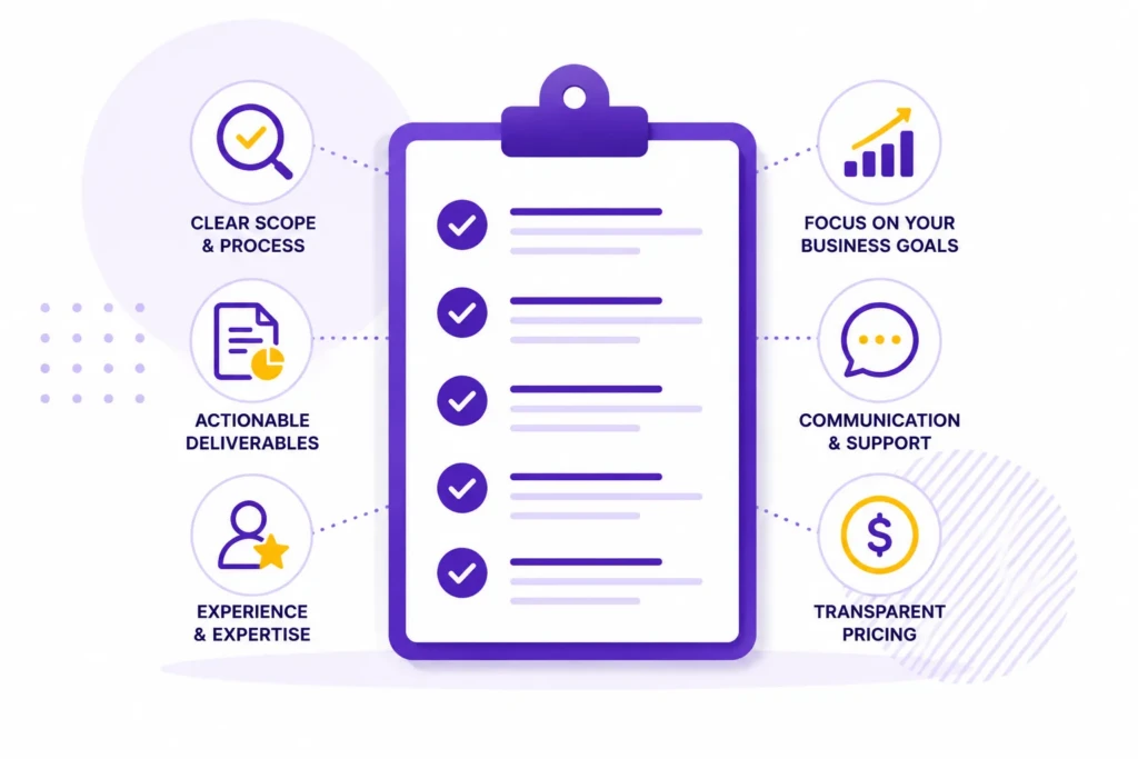 how to evaluate an seo audit service