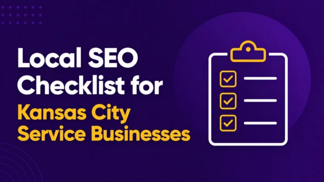 local seo checklist kansas city service businesses cover