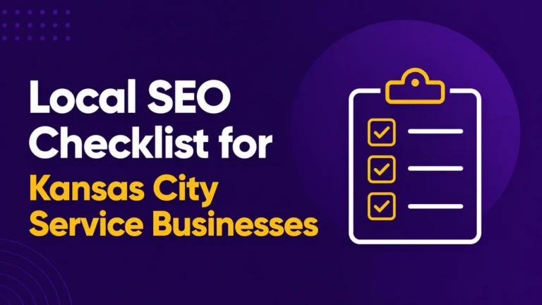 local seo checklist kansas city service businesses cover