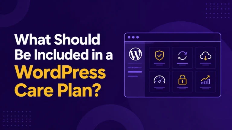 wordpress care plan cover