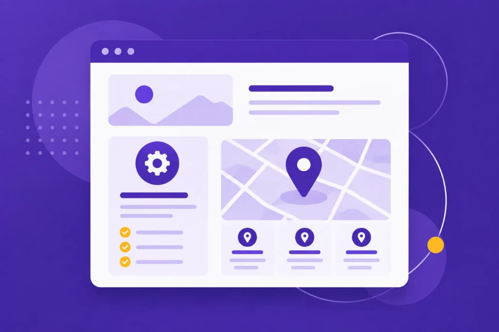 build the website around services and locations
