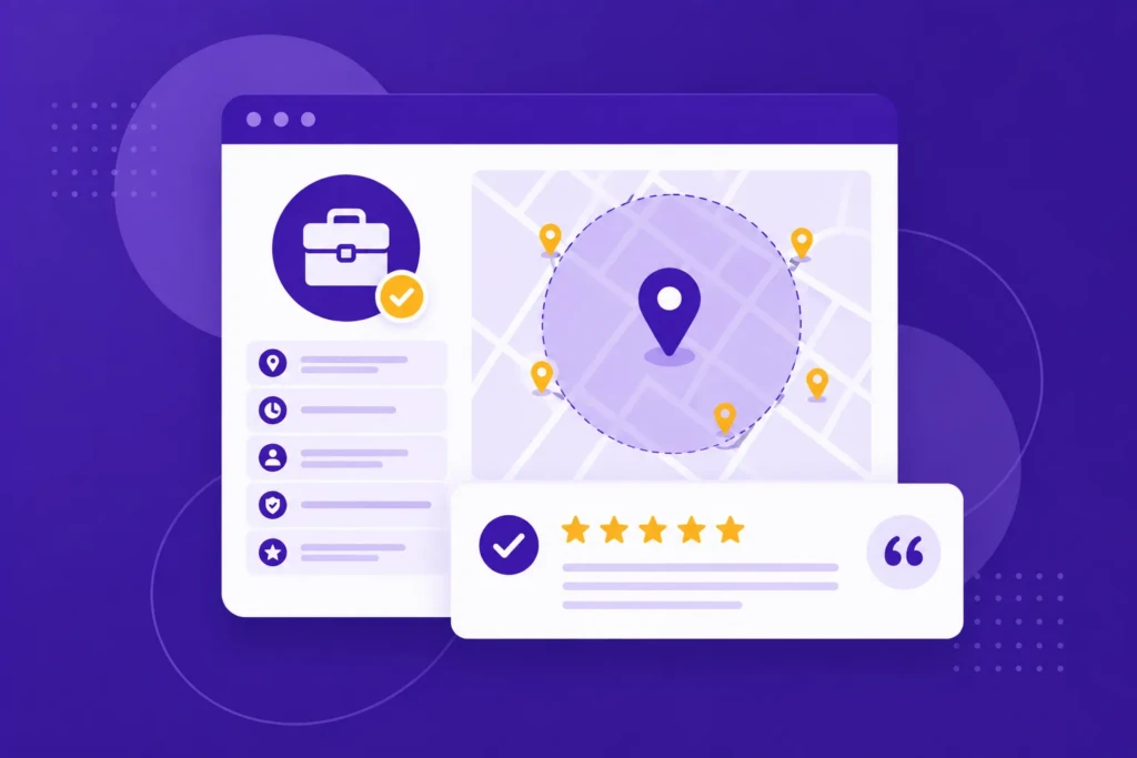 make local relevance visible through real proof
