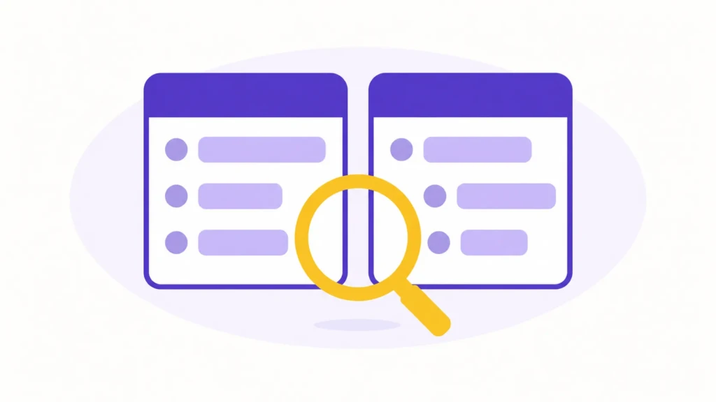 how to compare maintenance plans