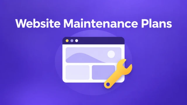 website maintenance plans