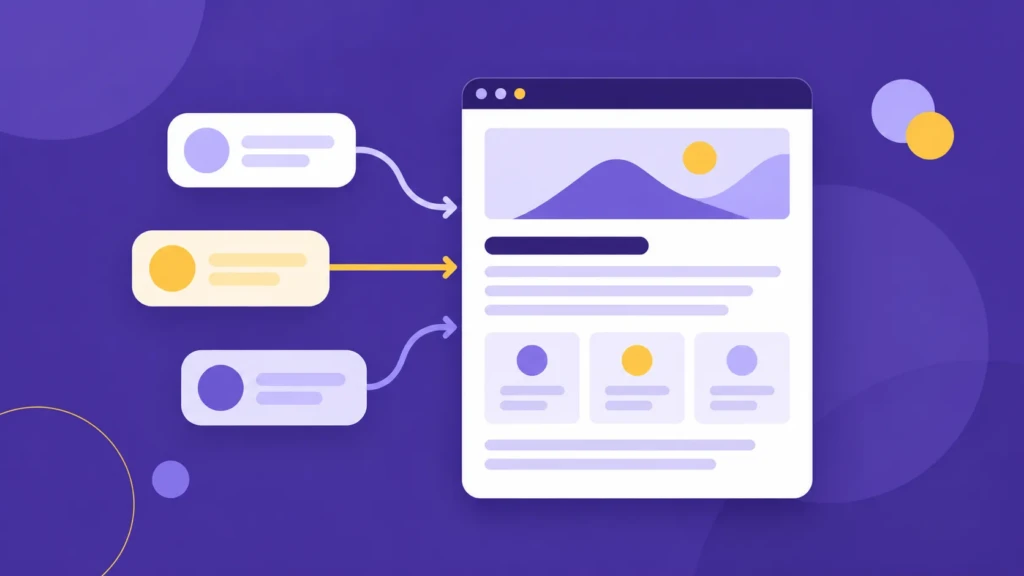 build service pages around patient questions