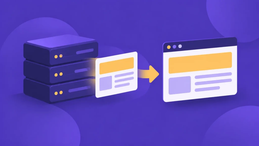 what is server-side rendering